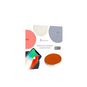 PHUNKEE TREE Wireless Charging Leather Pad, navy